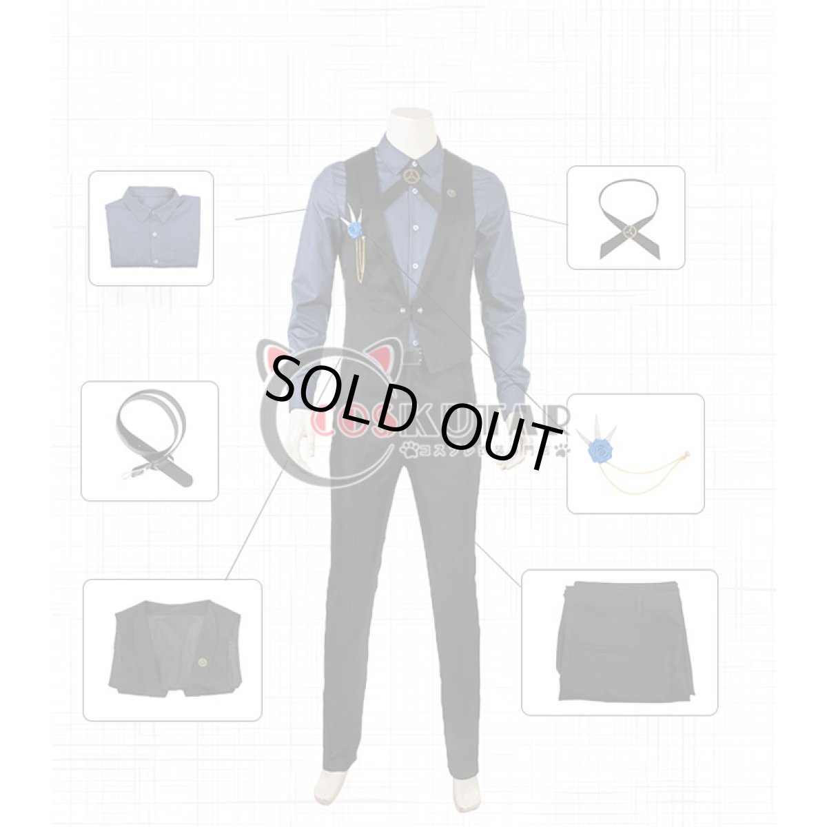 画像9: Fate/Grand Order FGO カルナ カード・オ・ショコラ コスプレ衣装 概念礼装 (9)