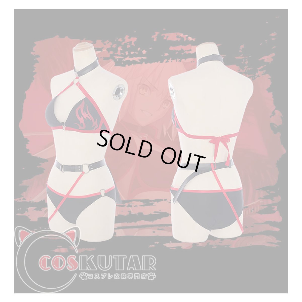 画像4: Fate/Grand Order FGO　ジャンヌ・ダルク 水着 コスプレ衣装 (4)