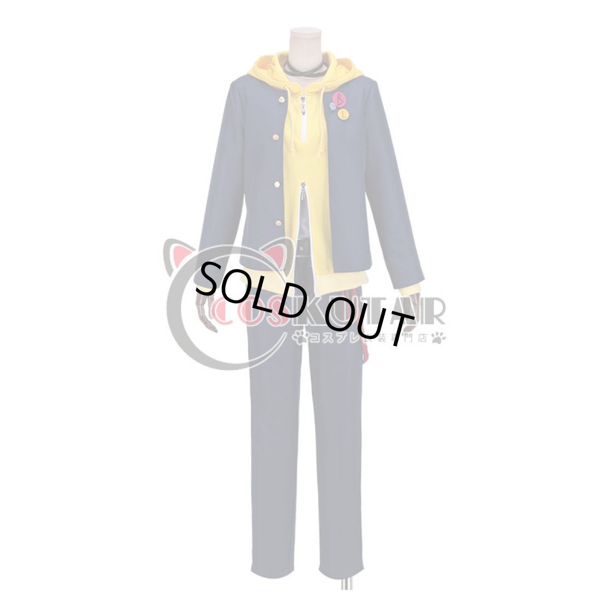 画像1: ヒプノシスマイク Buster Bros!!! MC.L.B 山田三郎 コスプレ衣 (1)