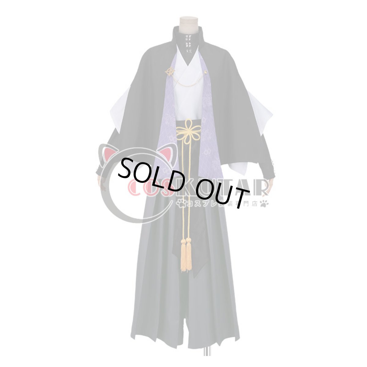 画像1: ヒプノシスマイク Fling Posse Phantom 夢野幻太郎 コスプレ衣装 (1)