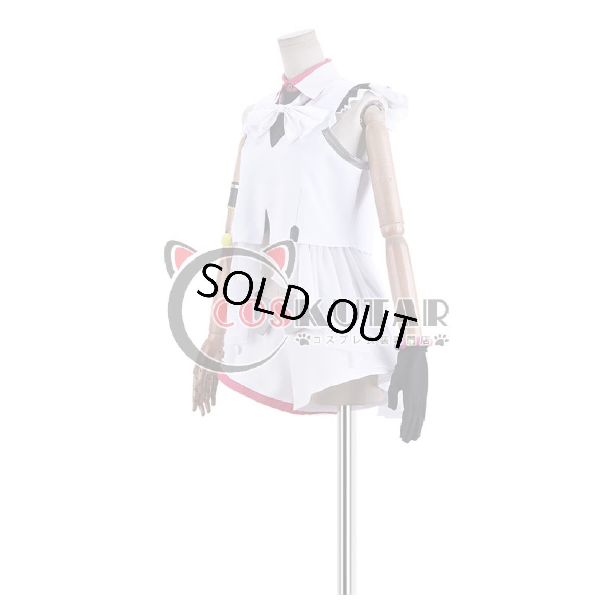 画像2: ツキウタ。女神候補生 Fluna 聖クリス 2017年ステージ衣装 コスプレ衣装 (2)