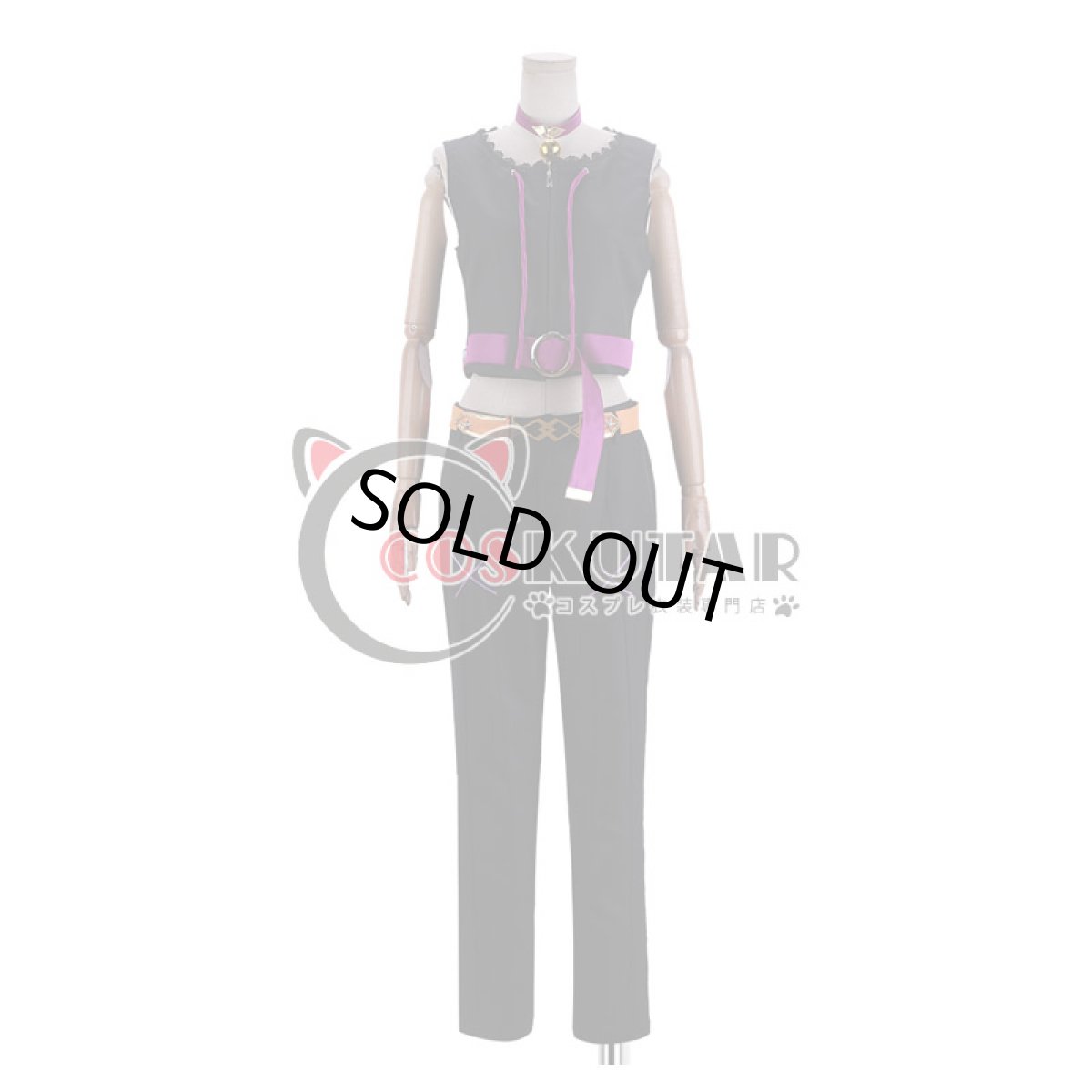 画像5: あんさんぶるスターズ！ スカウト！ 噪音◆渦巻くホラーナイトハロウィン 衣更真緒 コスプレ衣装 (5)