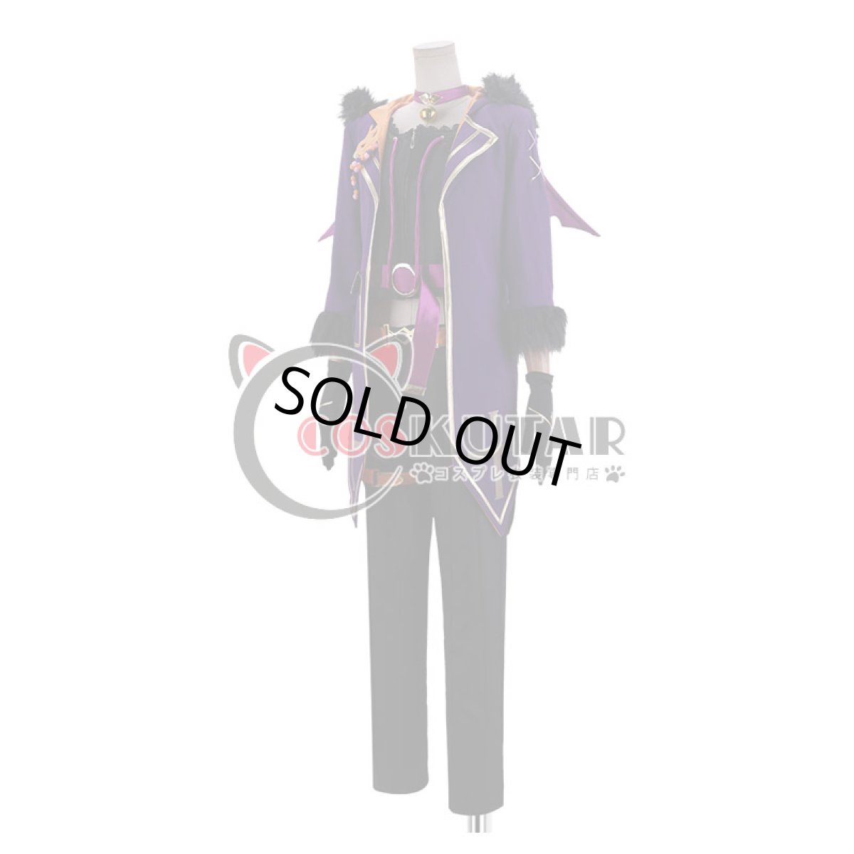 画像3: あんさんぶるスターズ！ スカウト！ 噪音◆渦巻くホラーナイトハロウィン 衣更真緒 コスプレ衣装 (3)