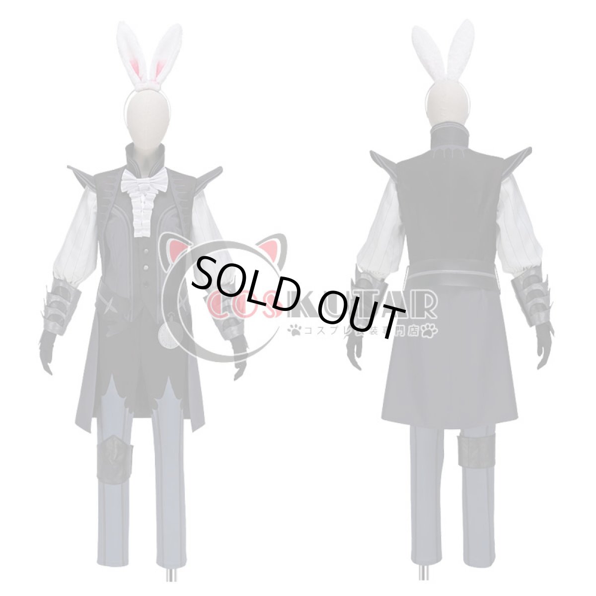 画像3: オトメ勇者 ヒューズ 泣き虫ウサギ コスプレ衣装 (3)