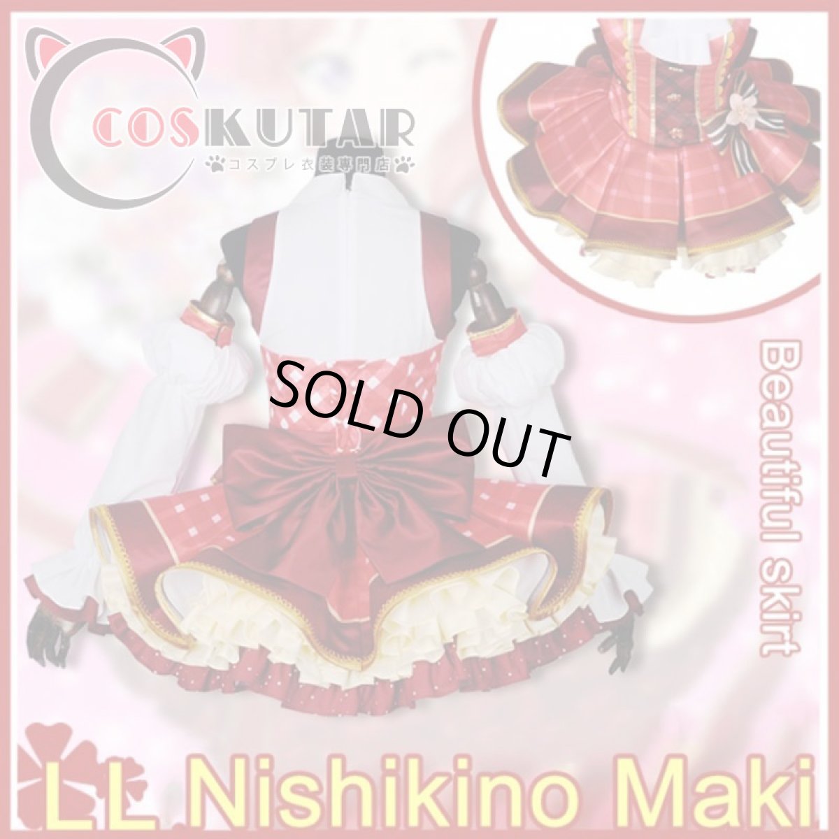 画像4: Love Live! ラブライブ! フラワーブーケ編 覚醒後 西木野真姫 コスプレ衣装 (4)