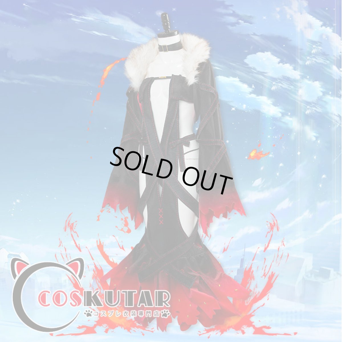 画像5: Fate/Grand Order FGO 虞美人 コスプレ衣装 霊基再臨 第三段階 最終再臨 (5)