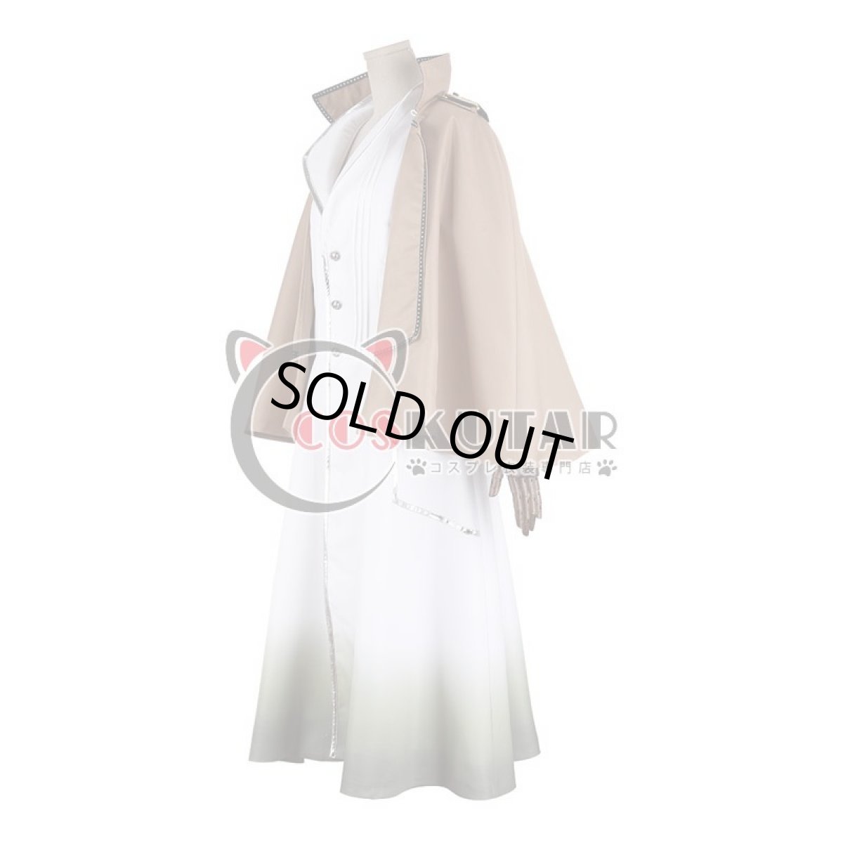 画像3: 刀剣乱舞 ミュージカル2部ライブ衣装 つはものどもがゆめのあと 膝丸 コスプレ衣装 マントとベスト (3)