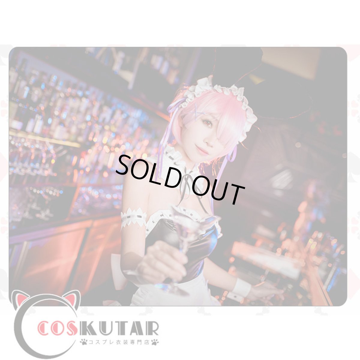 画像6: Re：ゼロから始める異世界生活 バニーガール レム ラム コスプレ衣装 (6)