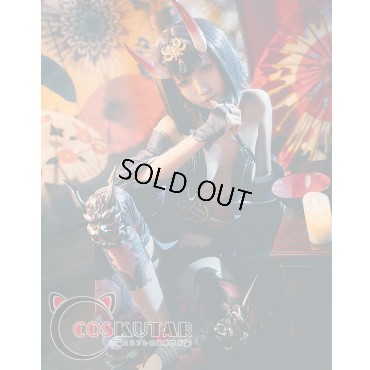 画像2: Fate/Grand Order FGO 酒呑童子 コスプレ衣装 霊基再臨 第二段階 (2)