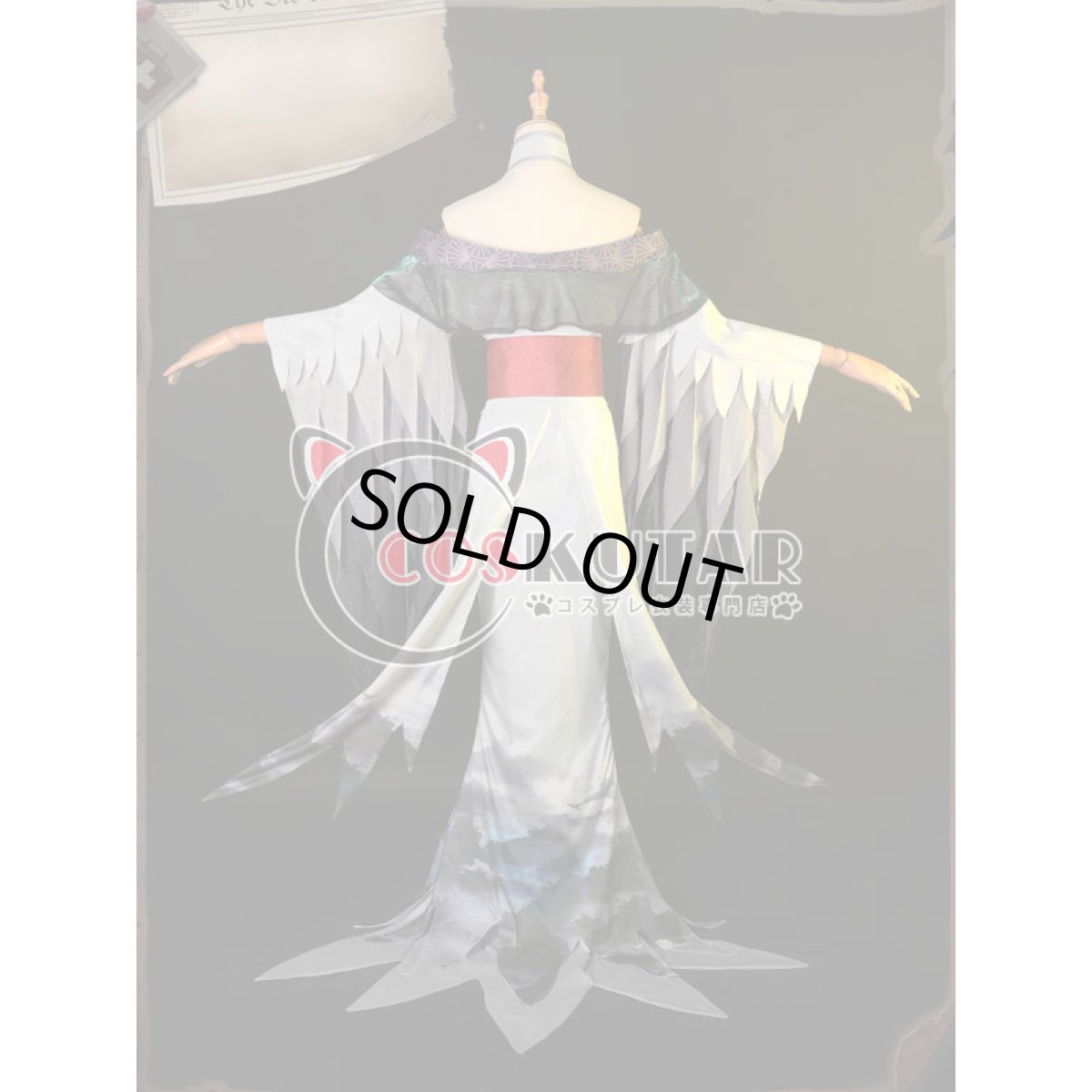 画像4: 第五人格 identityV 芸者 丹頂鶴 美人相 美智子 コスプレ衣装 (4)