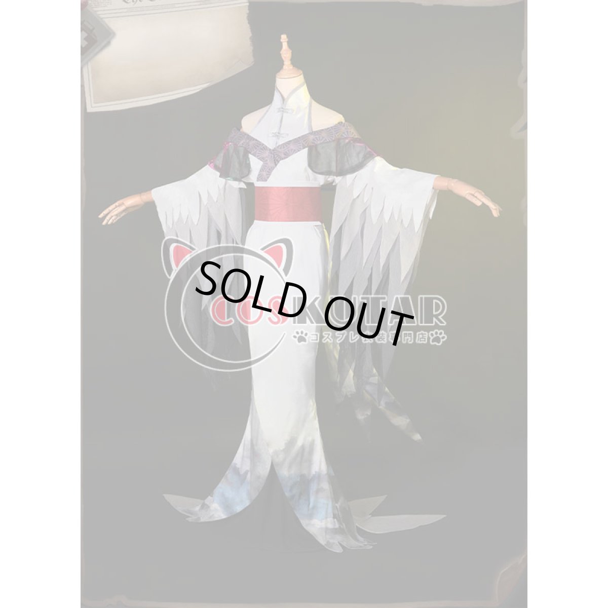 画像3: 第五人格 identityV 芸者 丹頂鶴 美人相 美智子 コスプレ衣装 (3)