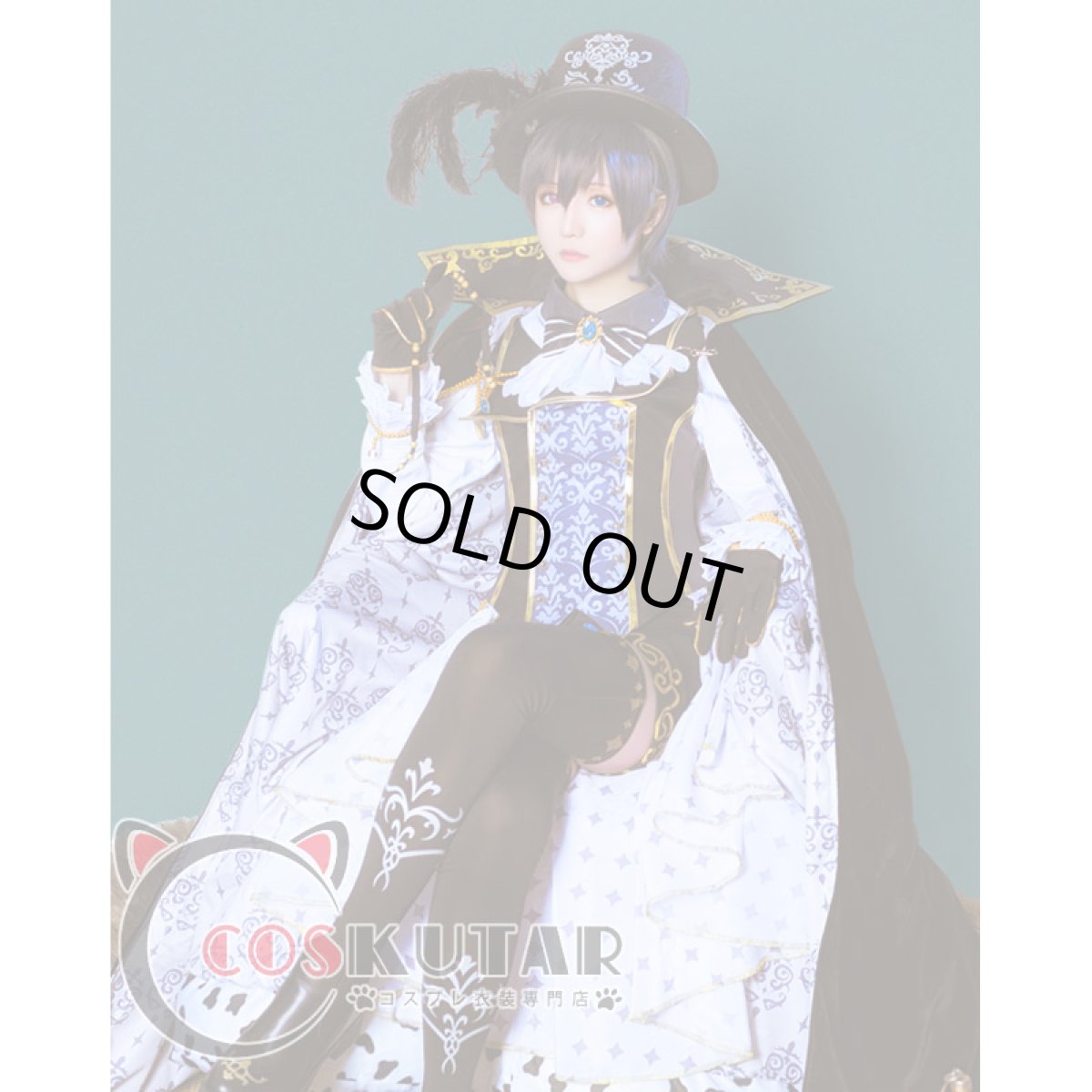 画像6: 黒執事 Book of Circus 夢王国と眠れる100人の王子様 太陽 覚醒 シエル・ファントムハイヴ コスプレ衣装 (6)