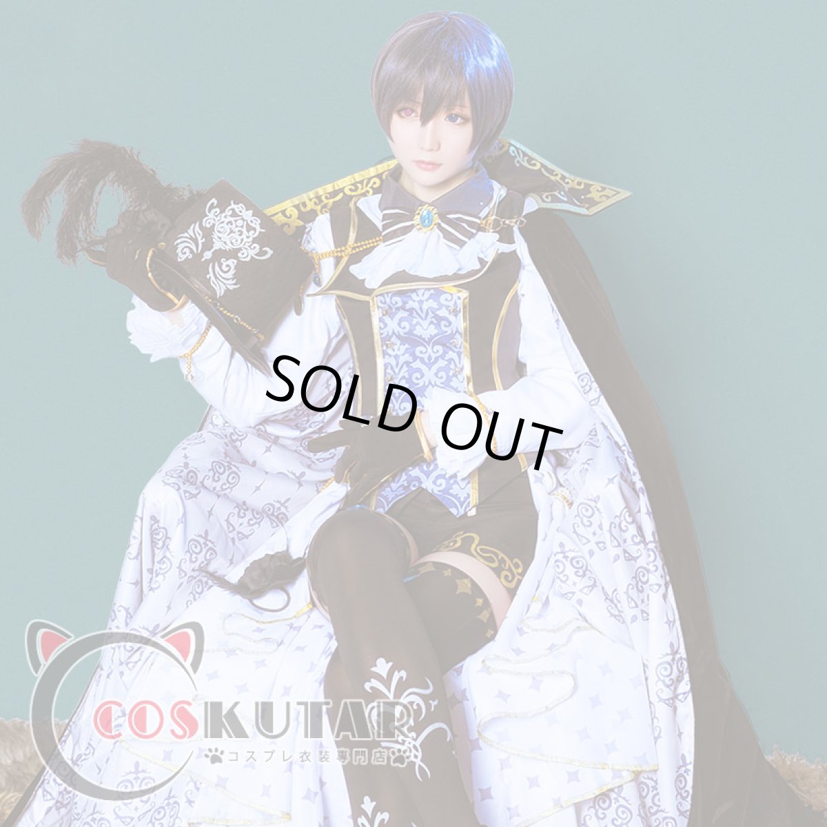 画像4: 黒執事 Book of Circus 夢王国と眠れる100人の王子様 太陽 覚醒 シエル・ファントムハイヴ コスプレ衣装 (4)