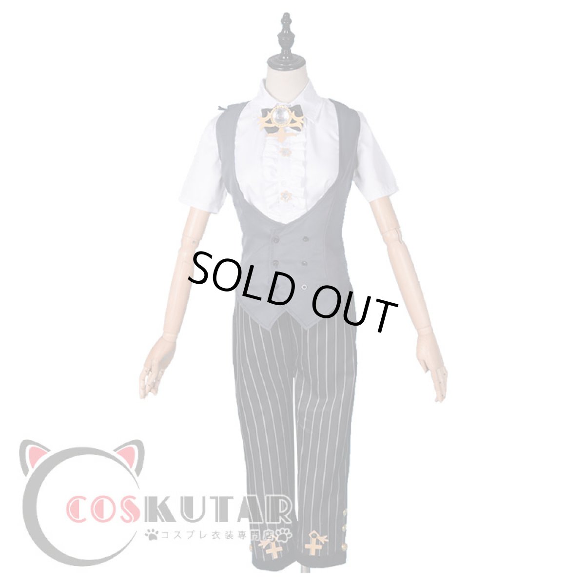 画像5: 第五人格 IdentityV 裁決の酒 バーメイド デミ・バーボン コスプレ衣装 (5)