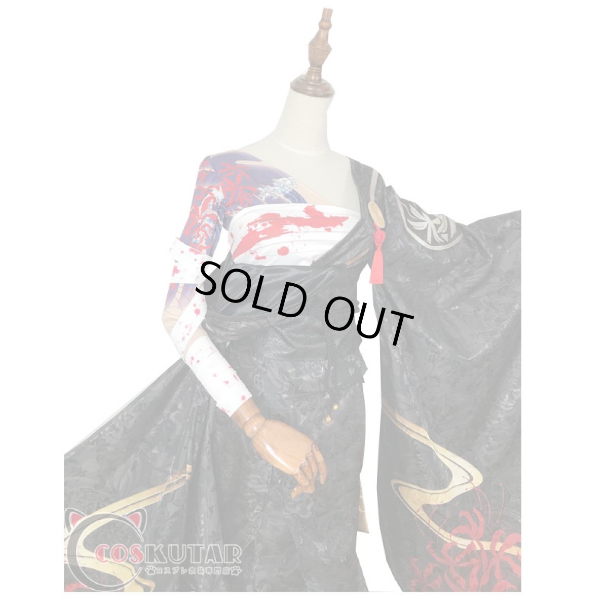 画像6: 第五人格 IdentityV 芸者 血まみれの扇 美人相 美智子 コスプレ衣装 (6)