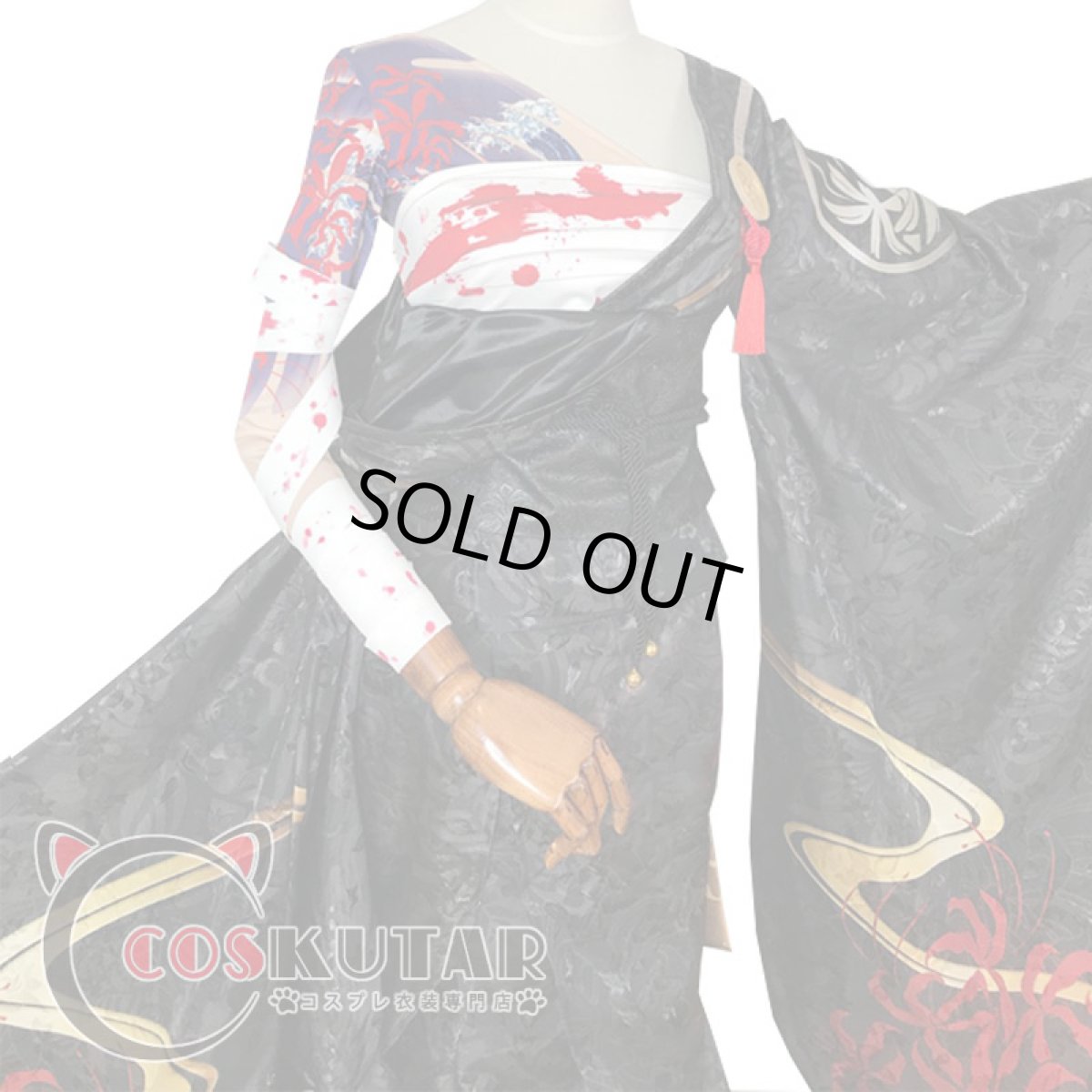 画像7: 第五人格 IdentityV 芸者 血まみれの扇 美人相 美智子 コスプレ衣装 (7)