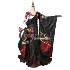 画像1: 第五人格 IdentityV 芸者 血まみれの扇 美人相 美智子 コスプレ衣装 (1)