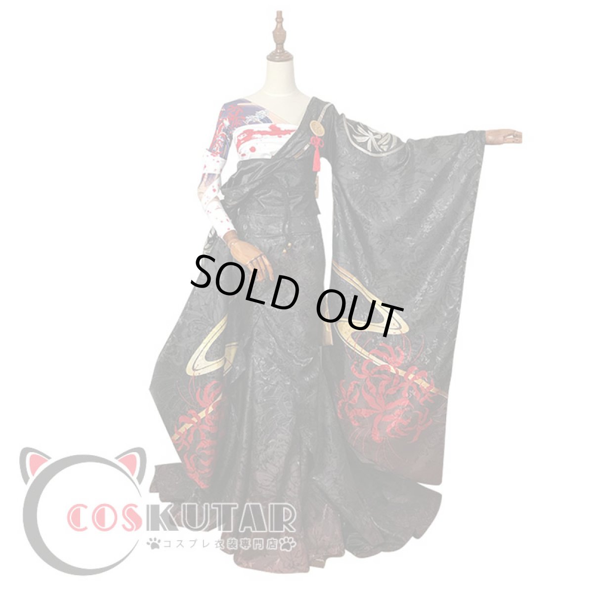 画像2: 第五人格 IdentityV 芸者 血まみれの扇 美人相 美智子 コスプレ衣装 (2)