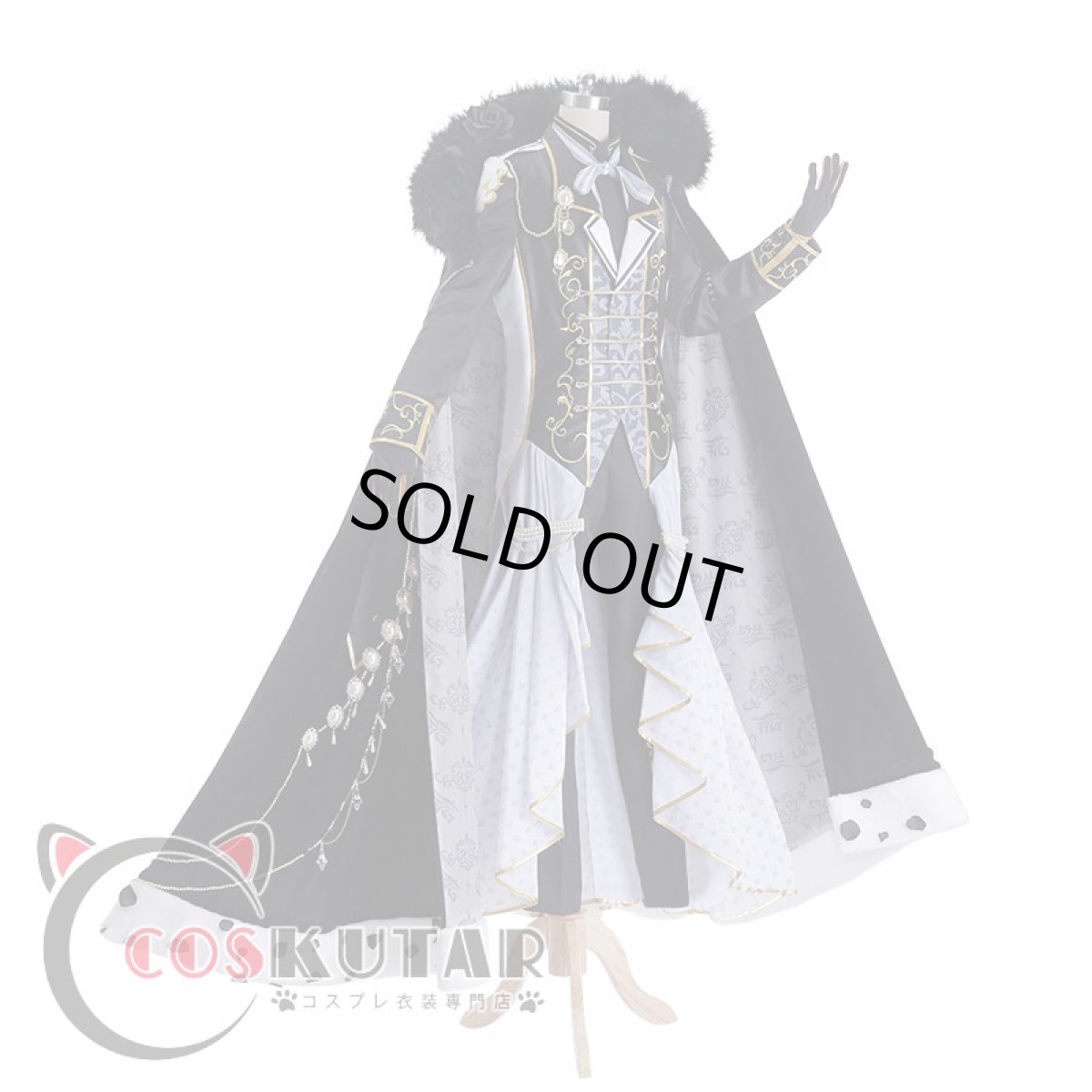 画像6: 黒執事 Book of Circus 夢王国と眠れる100人の王子様  覚醒後 太陽 セバスチャン コスプレ衣装 (6)