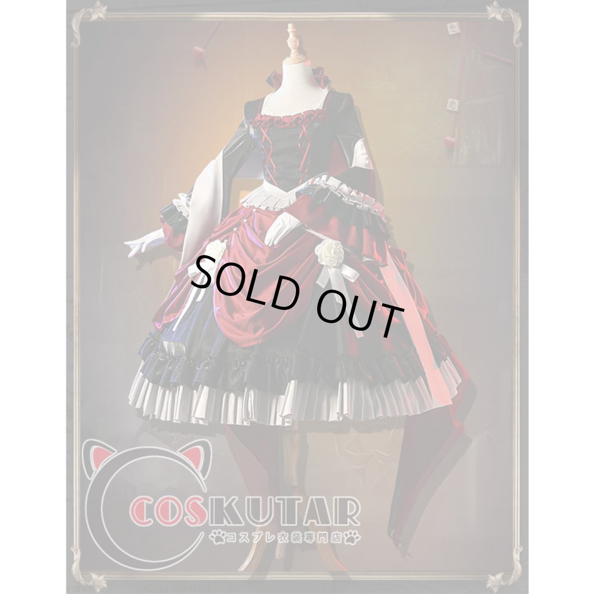 画像2: 第五人格 IdentityV 仲夏茶会 血の女王 マリー コスプレ衣装 (2)