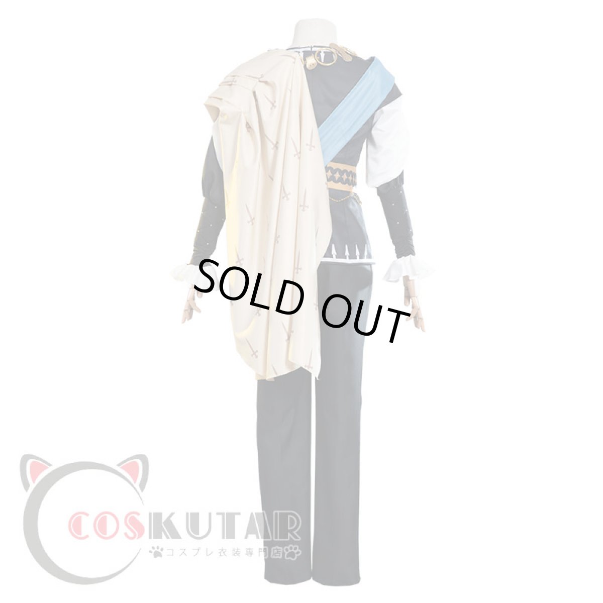 画像4: 第五人格 IdentityV ハムレット 納棺師 イソップ・カール コスプレ衣装 修正版 (4)