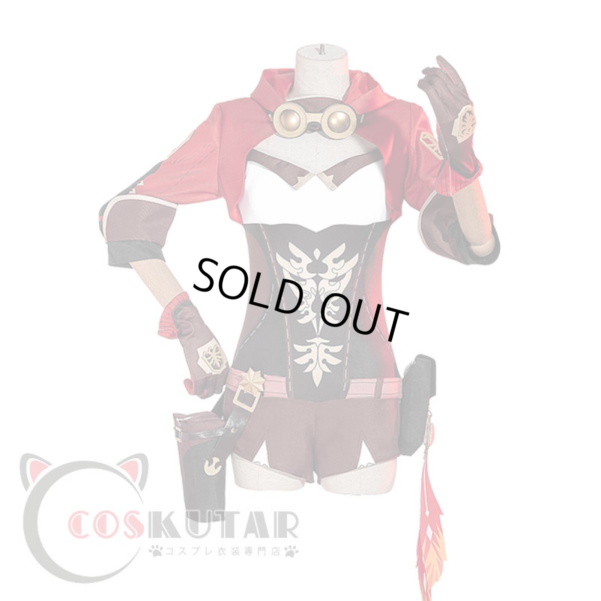 画像3: 原神 Genshin アンバー コスプレ衣装 (3)