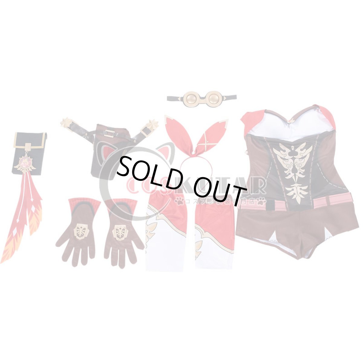 画像17: 原神 Genshin アンバー コスプレ衣装 (17)