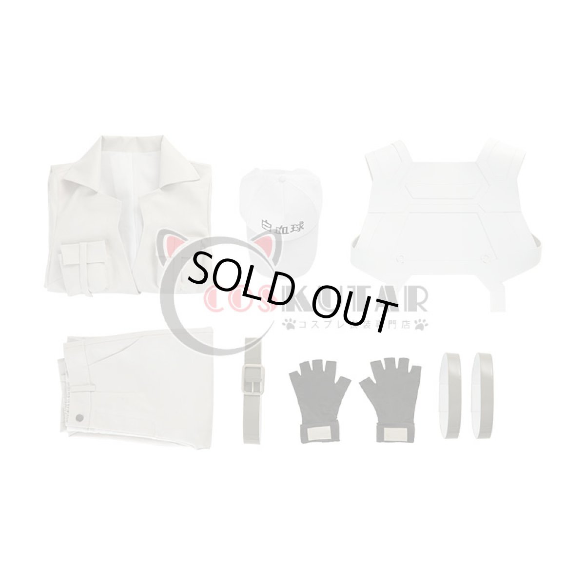 画像17: はたらく細胞BLACK 白血球（1196）コスプレ衣装 (17)