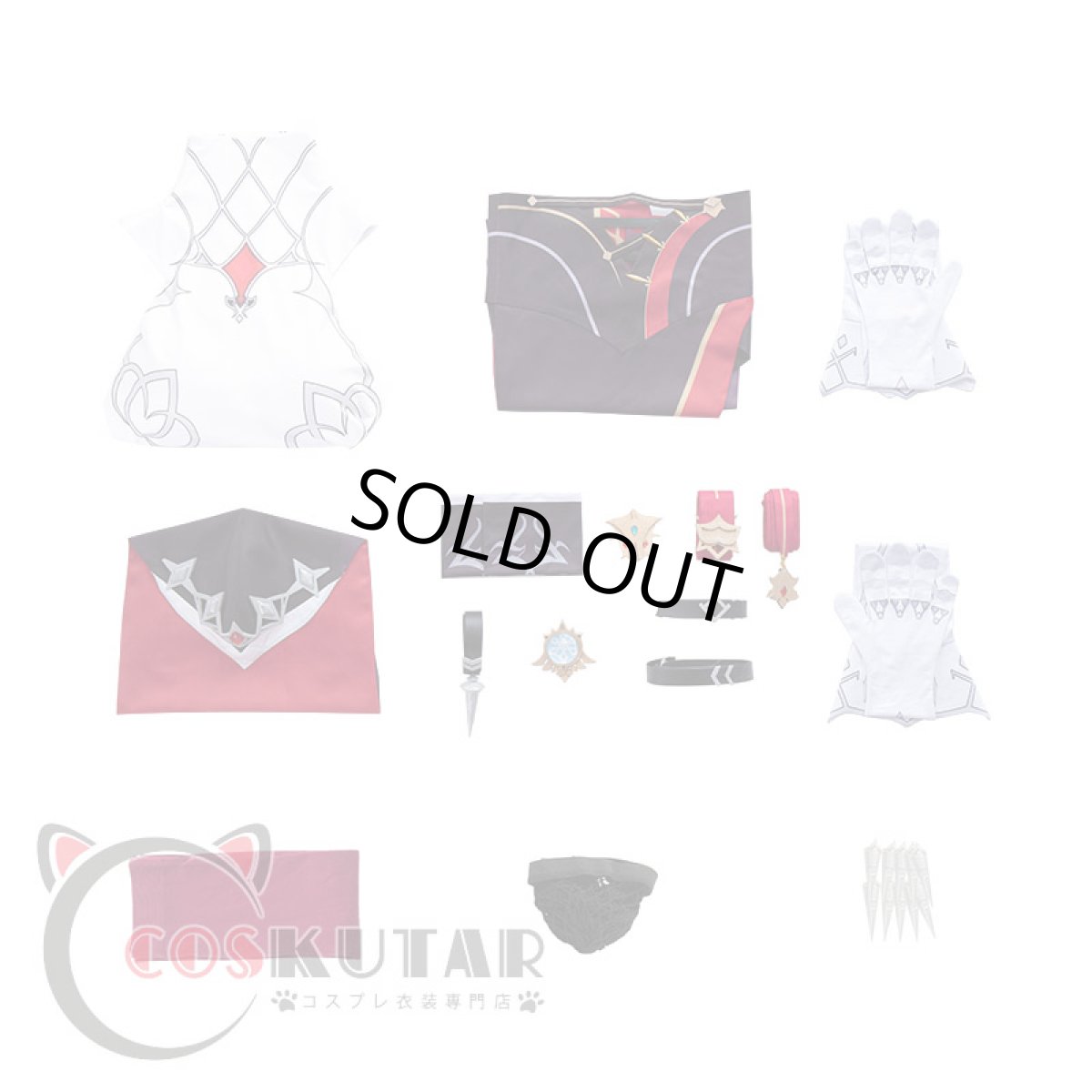 画像19: 原神 Genshin ロサリア コスプレ衣装 (19)