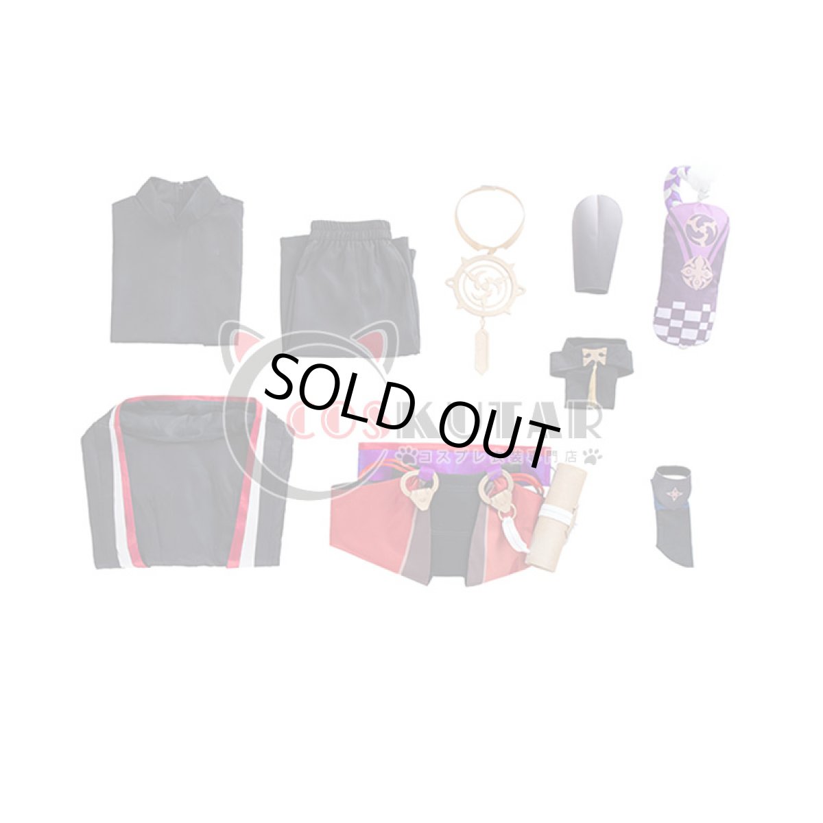 画像14: 原神 Genshin スカラマシュ 散兵 コスプレ衣装 (14)