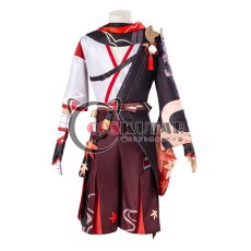 画像1: 原神 Genshin 楓原万葉 コスプレ衣装 (1)