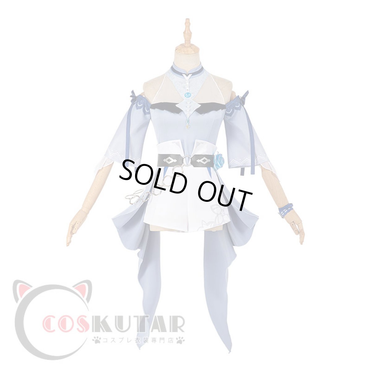 画像2: 原神 Genshin 水着 海風の夢 ジン コスプレ衣装 (2)