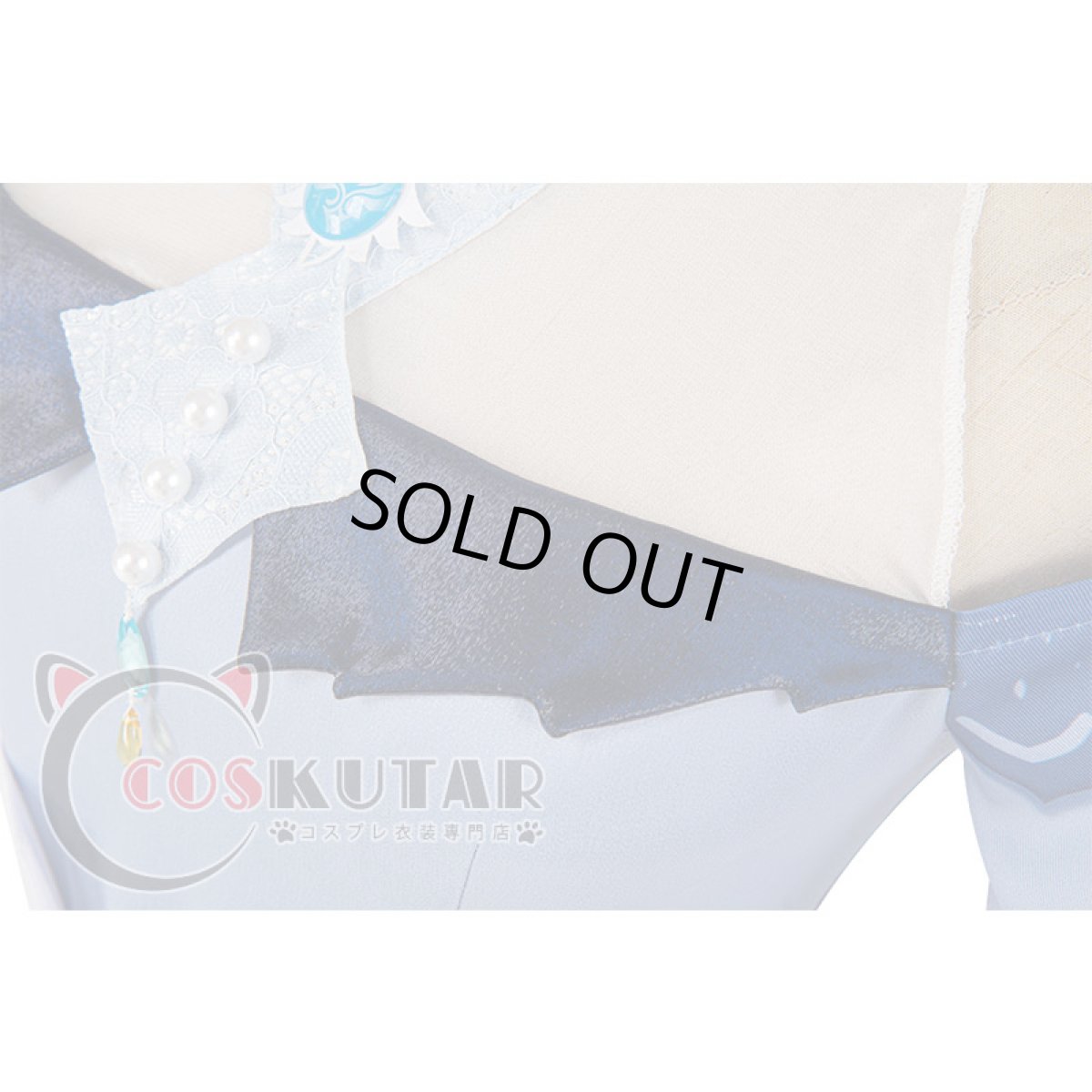 画像14: 原神 Genshin 水着 海風の夢 ジン コスプレ衣装 (14)