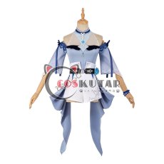 画像1: 原神 Genshin 水着 海風の夢 ジン コスプレ衣装 (1)
