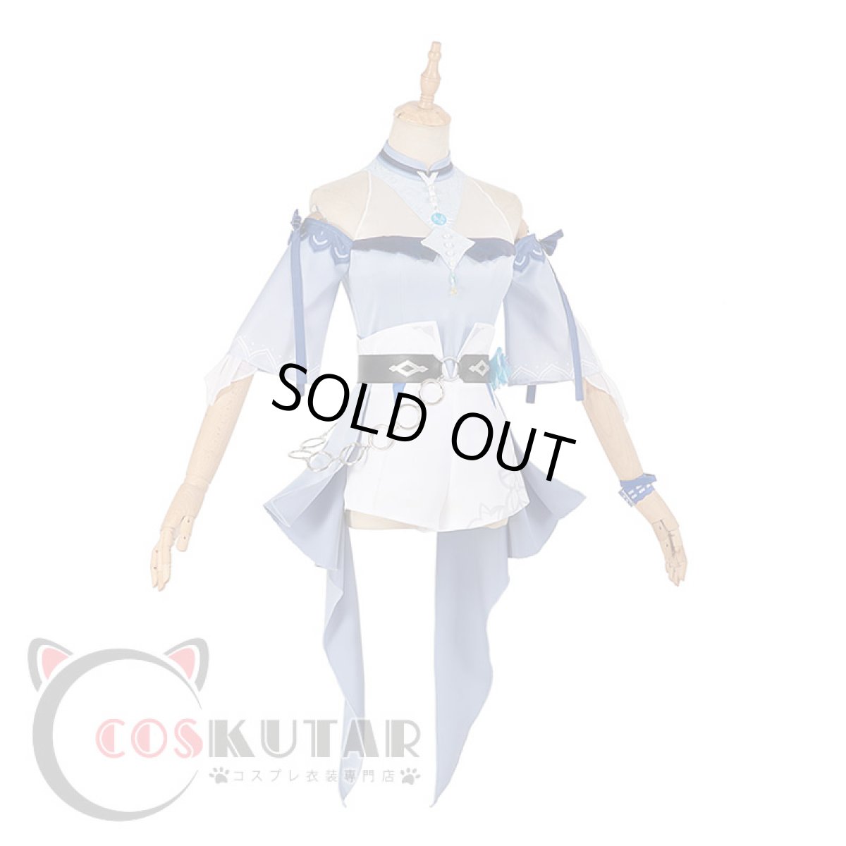 画像3: 原神 Genshin 水着 海風の夢 ジン コスプレ衣装 (3)