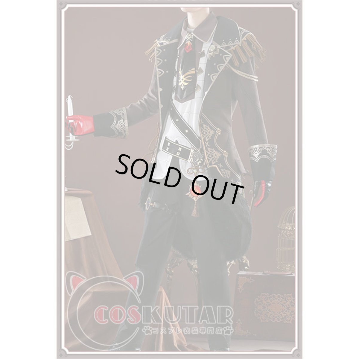 画像3: 原神 Genshin ディルック コスプレ衣装 (3)