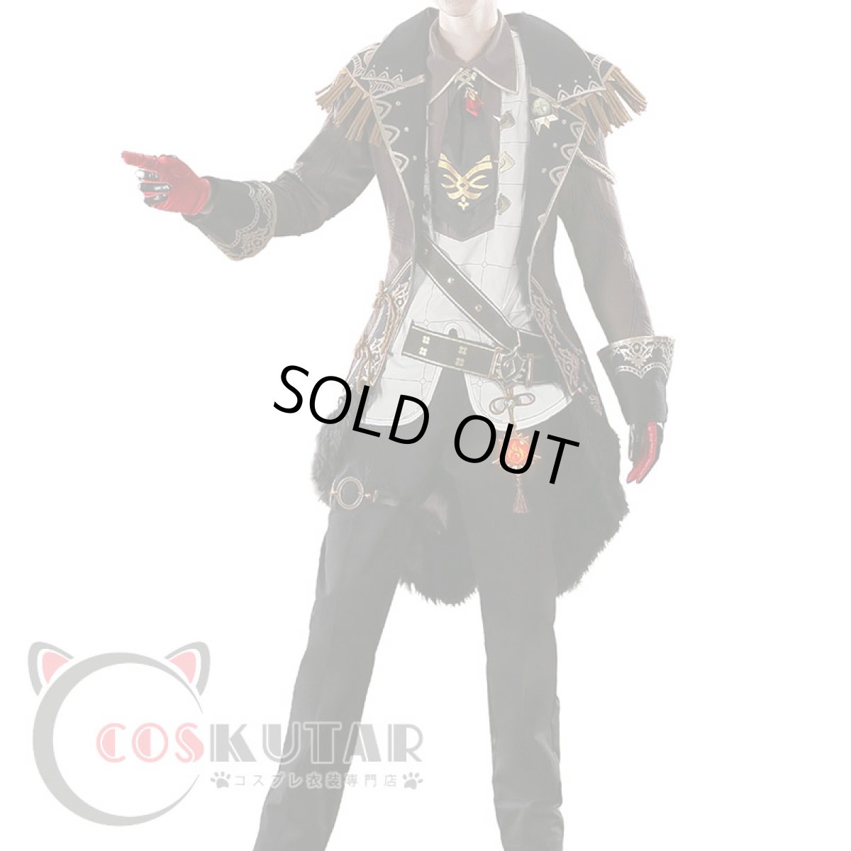 画像2: 原神 Genshin ディルック コスプレ衣装 (2)