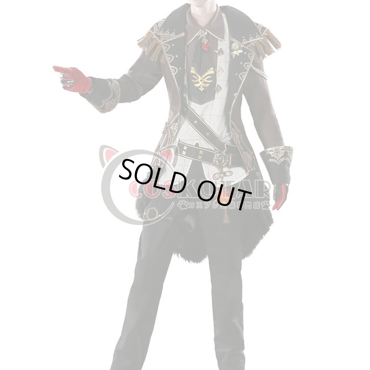 画像1: 原神 Genshin ディルック コスプレ衣装 (1)