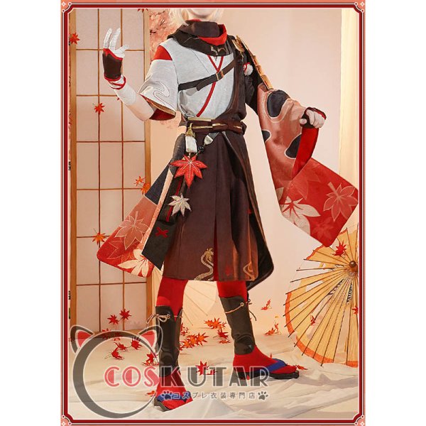 【ねむたいページ】楓原万葉コスプレ 原神 Genshin 楓原万葉 コスプレ衣装 修正版｜COSKUTARコスプレ衣装専門店