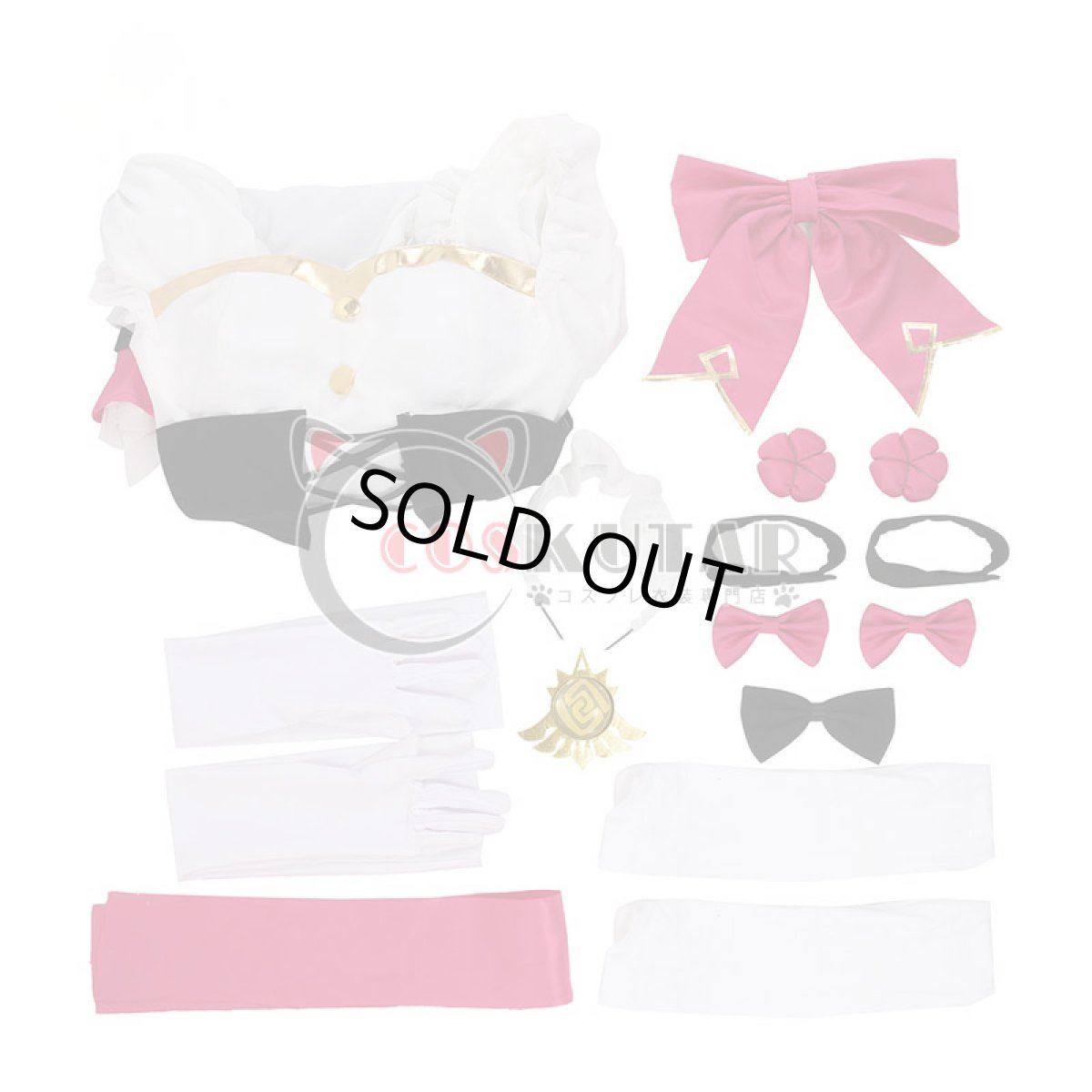 画像10: 原神 Genshin スイパラ SWEETS PARADISE -そよ風の饗宴-  ノエル コスプレ衣装 (10)