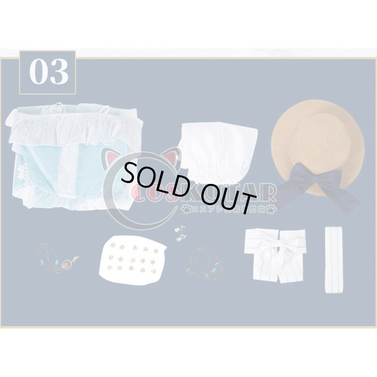 画像8: Fate/Grand Order FGO 水着 アナスタシア コスプレ衣装 (8)