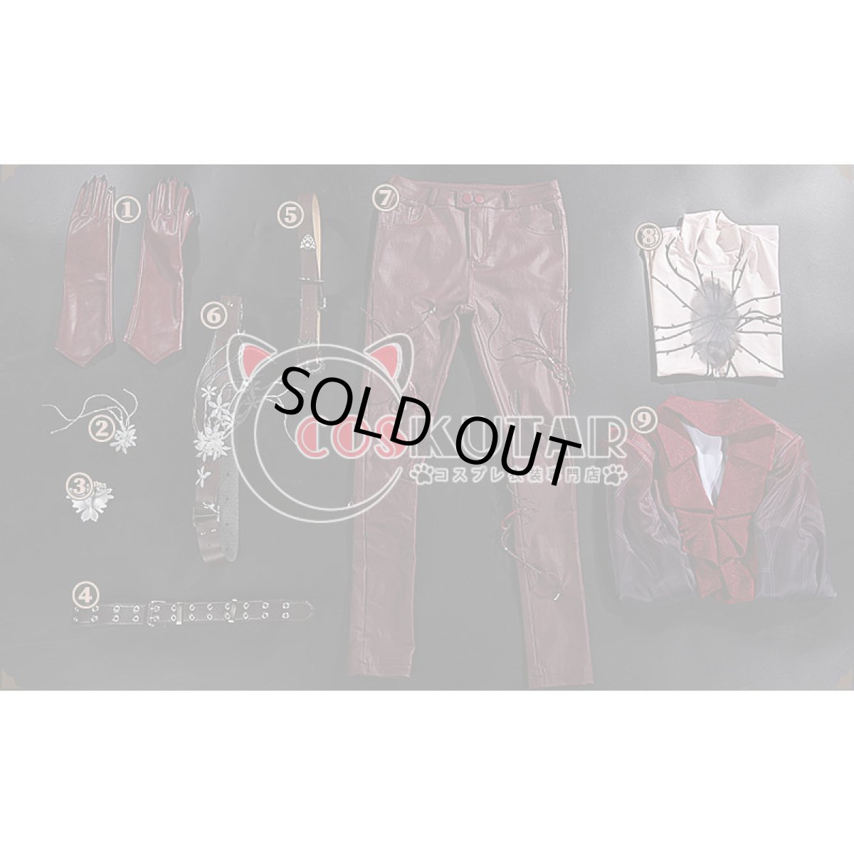 画像19: 第五人格 IdentityV 赤服の人物 傭兵 ナワーブ・サベダー コスプレ衣装 (19)