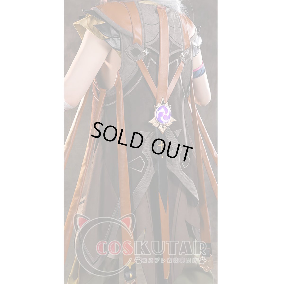 画像7: 原神 Genshin レザー コスプレ衣装 修正版 (7)