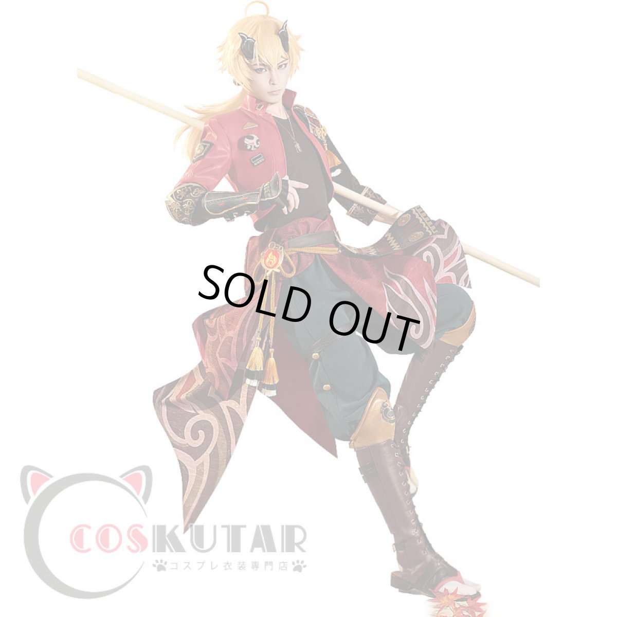 画像2: 原神 Genshin トーマ コスプレ衣装 修正版 (2)