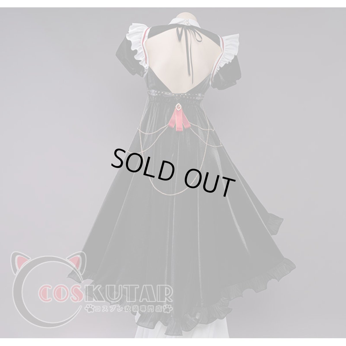 画像3: 原神 Genshin ロサリア メイド服 コスプレ衣装 (3)