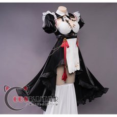 画像2: 原神 Genshin ロサリア メイド服 コスプレ衣装 (2)