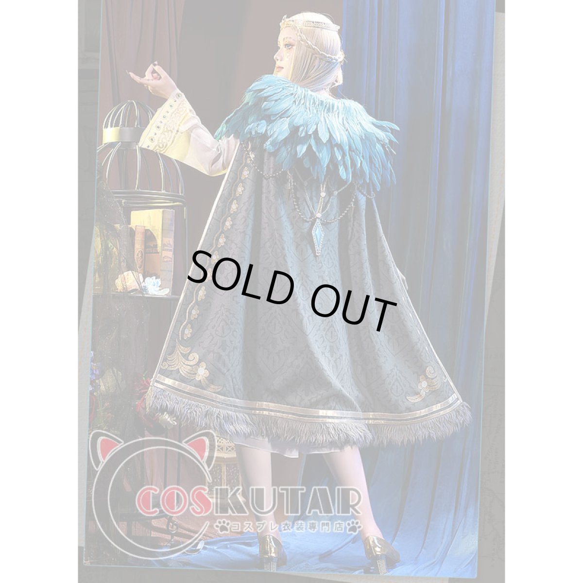 画像4: 第五人格 IdentityV 蒼鷺の翼 心理学者 エダ・メスマー コスプレ衣装 (4)