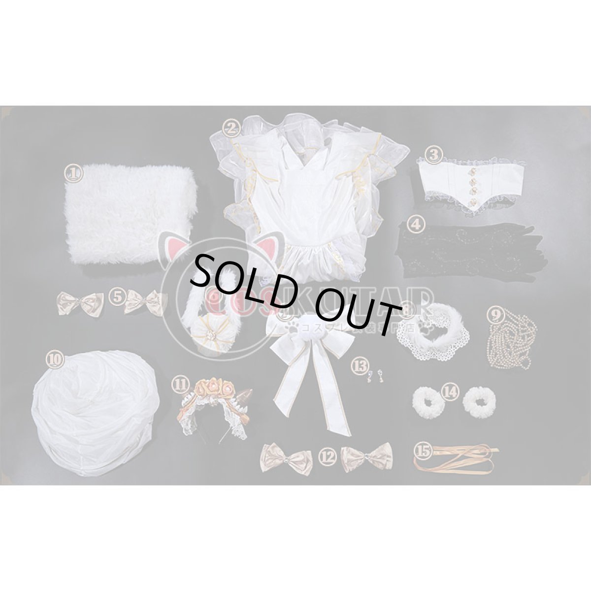 画像6: 第五人格 IdentityV 悪の源 少女 記憶 コスプレ衣装 (6)