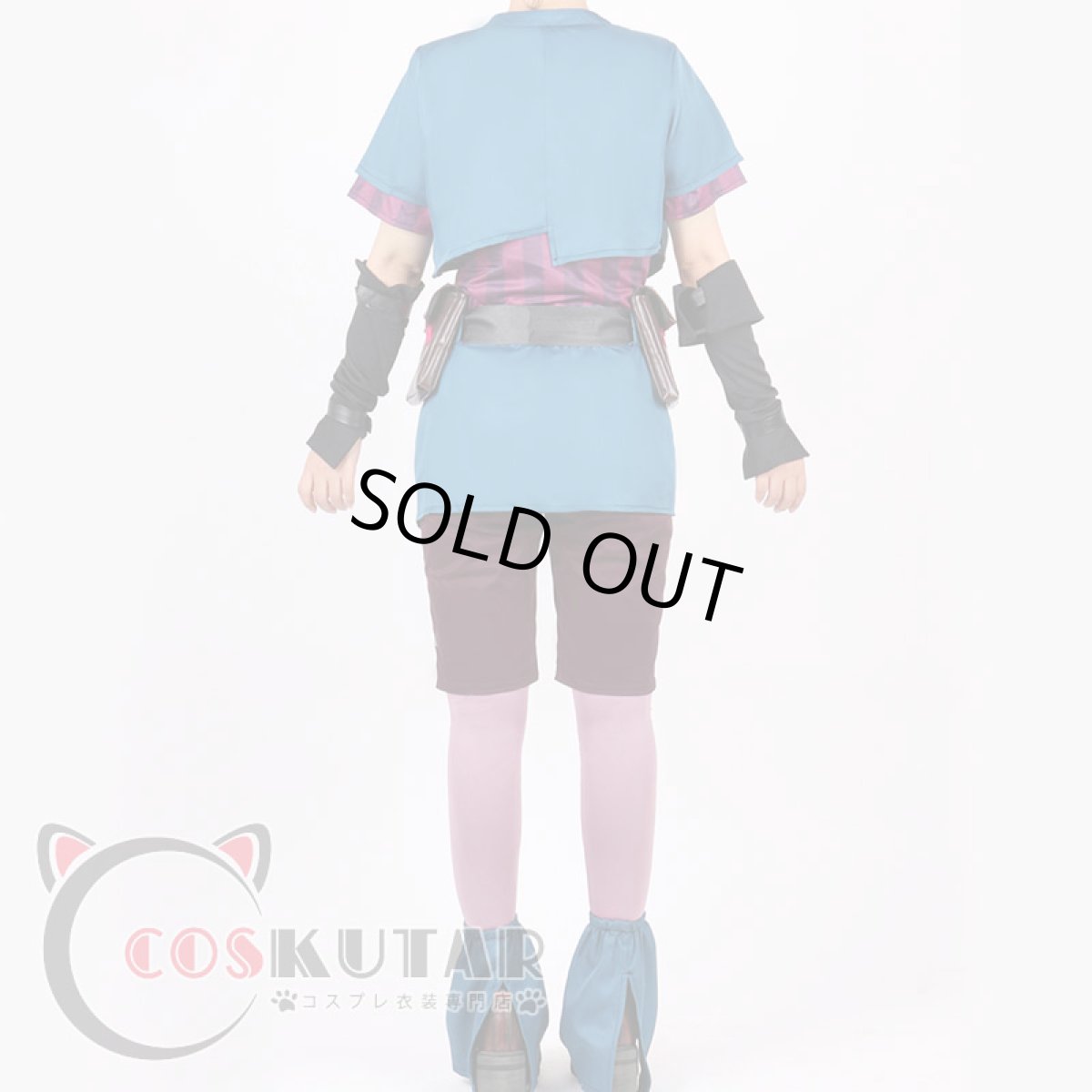 画像4: アーケイン パウダー ジンクス コスプレ衣装 (4)