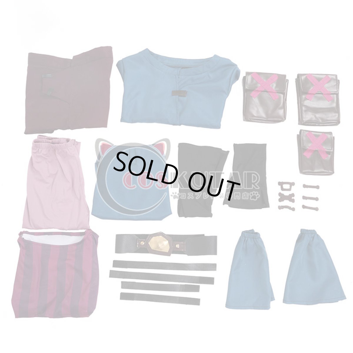 画像10: アーケイン パウダー ジンクス コスプレ衣装 (10)